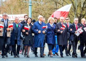 Historia Polski uczczona podczas wizyty delegacji Senatu na Litwie