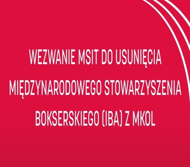 Stanowcze Nie Ministra Sportu i Rekreacji dla sportowców z Białorusi i Rosji  